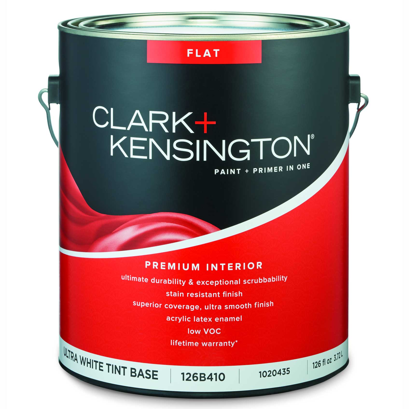 Clark+Kensington Interior Paint+Primer Flat Enamel, 100 акрил. Для