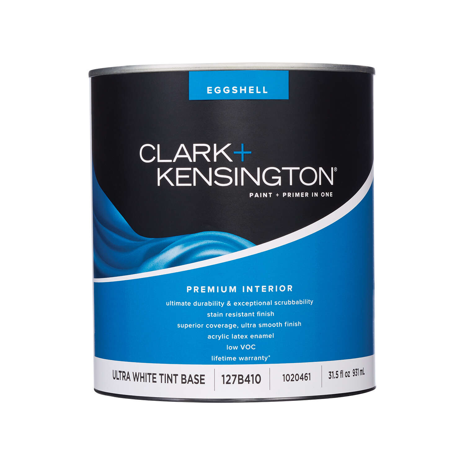 Clark+Kensington Interior Paint+Primer Flat Enamel, 100 акрил. Для