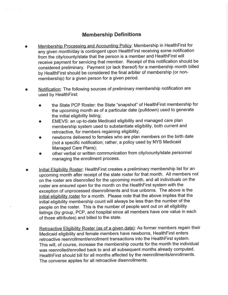 HealthFirst Health Plan, New York, NY Edward N Foster, Richmond, VA