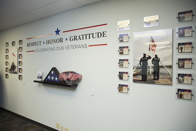 Veterans Wall Dedication Ceremony Edwards Group LLC