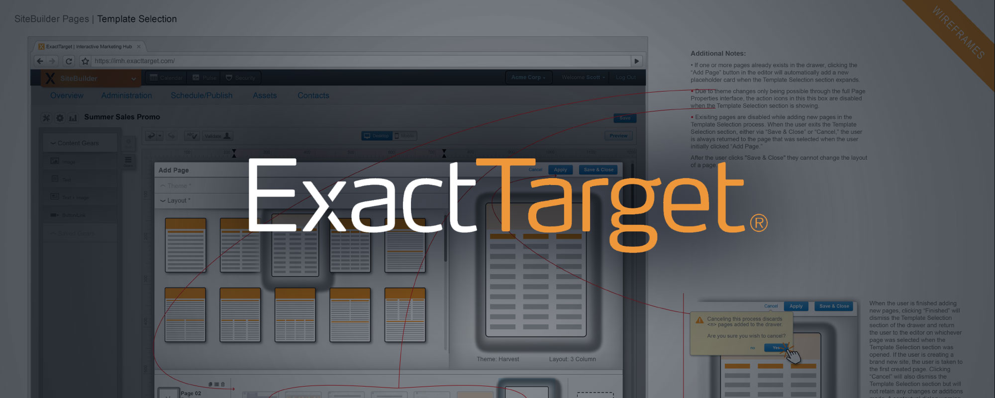 ExactTarget Site Builder App Edward Vitralis