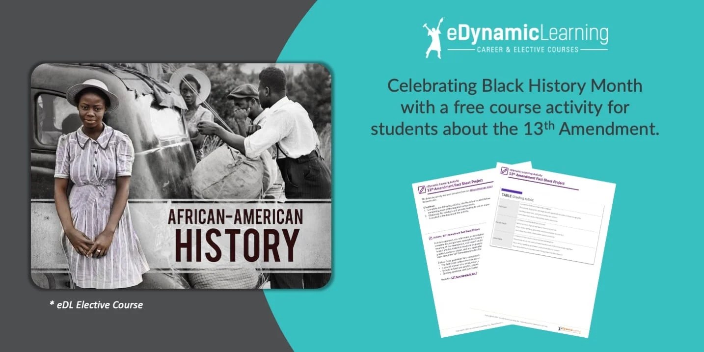 Activity 13th Amendment Fact Sheet Project eDynamic Learning