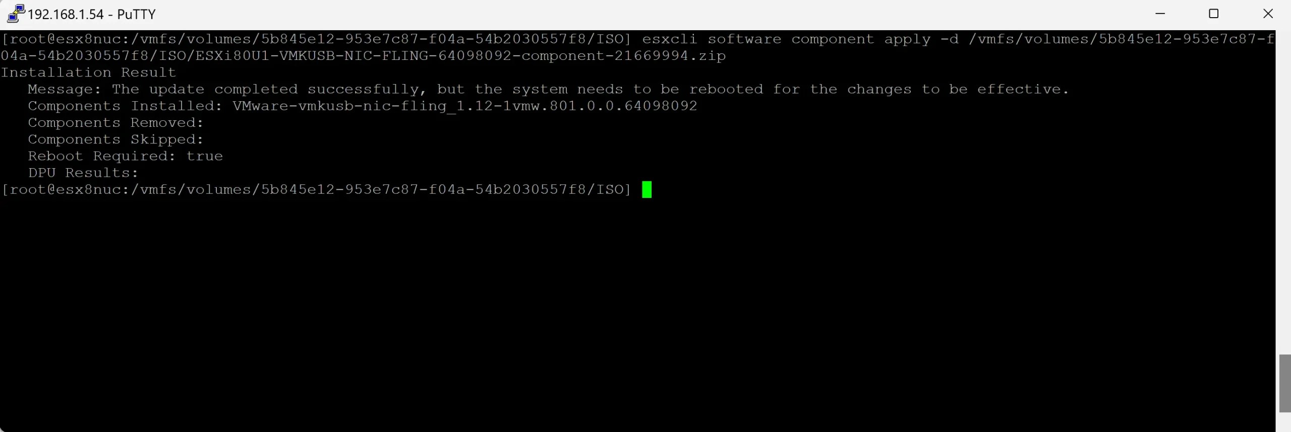 Unlock ESXi 8 Master VMware USB Network Adapter