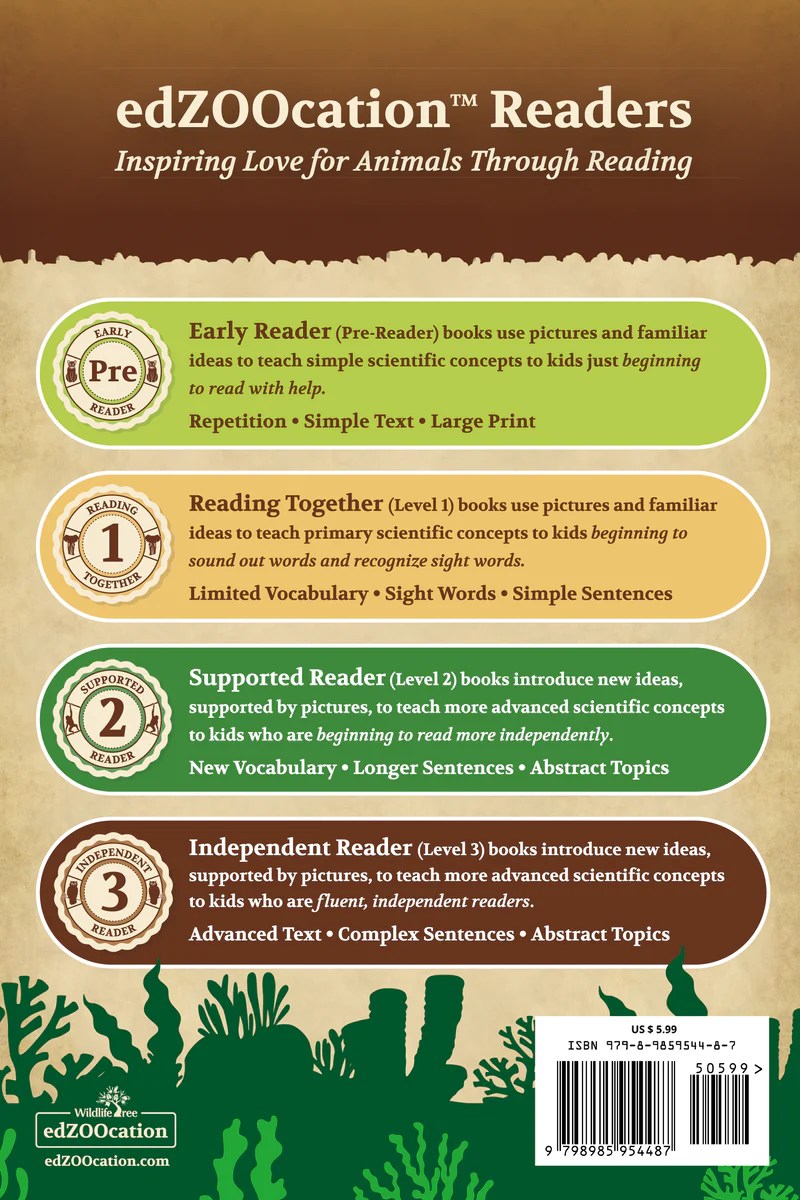 Sharks Wildlife Tree edZOOcation™ Readers Book (Level 1) Paperback