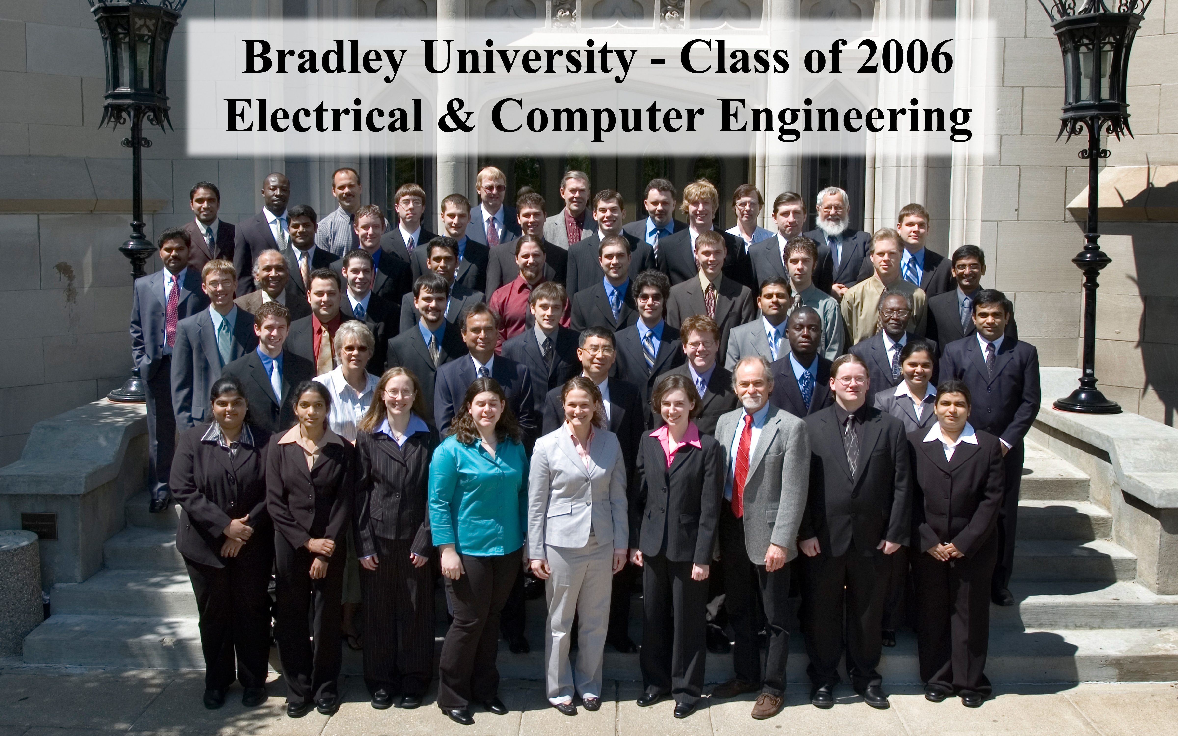 Bradley University ECE 2006 ECE Class Photo