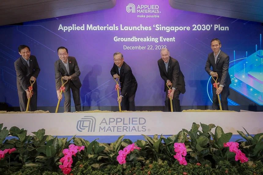 Applied Materials expands in Singapore, US
