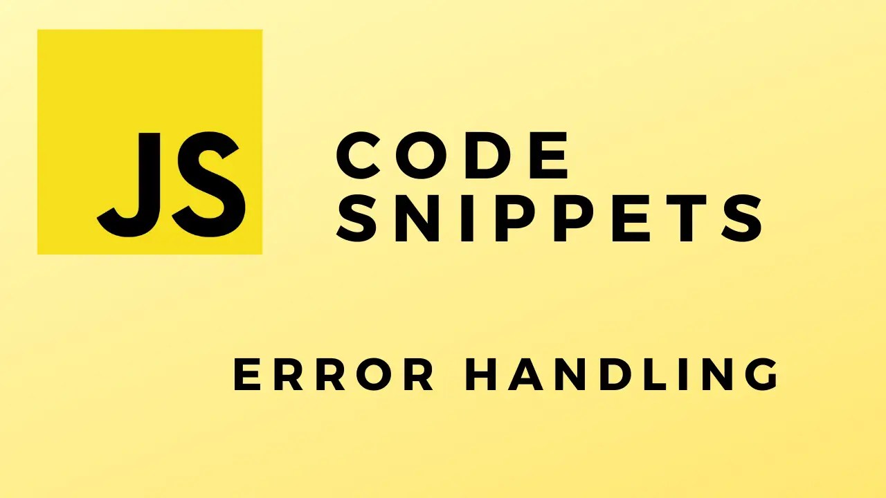 Javascript Error Handling Tutorial The EECS Blog