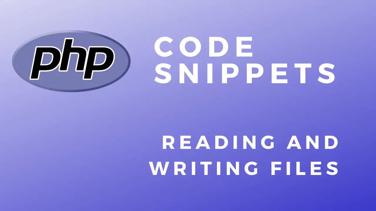 PHP Reading And Writing Files Tutorial The EECS Blog
