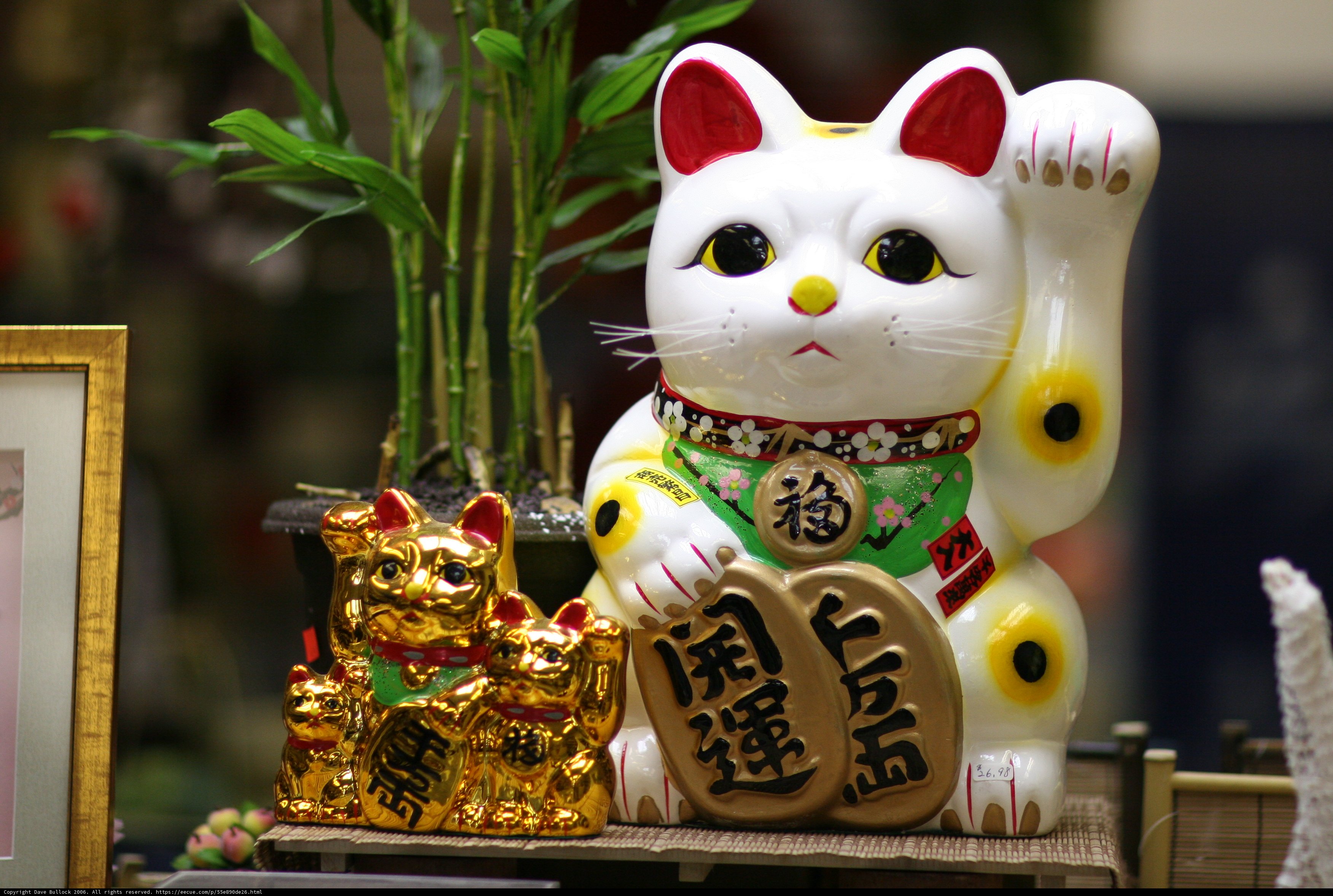 Golden Cat Statue Dave Bullock / eecue on