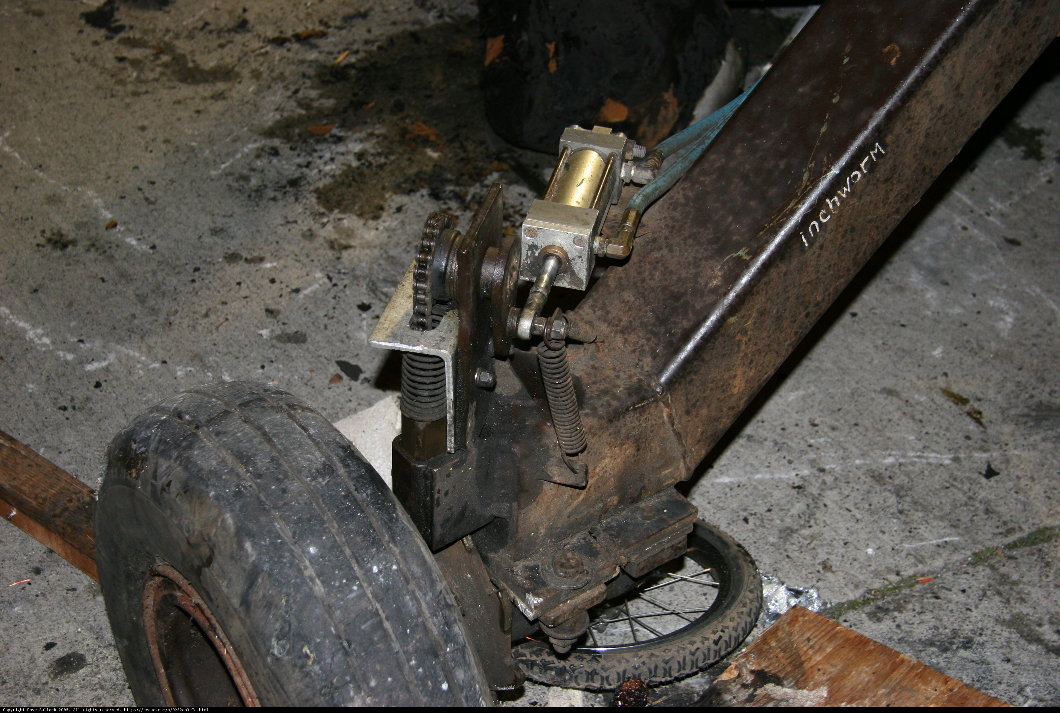 Closeup of a Spoke Wheel Nut Dave Bullock / eecue on