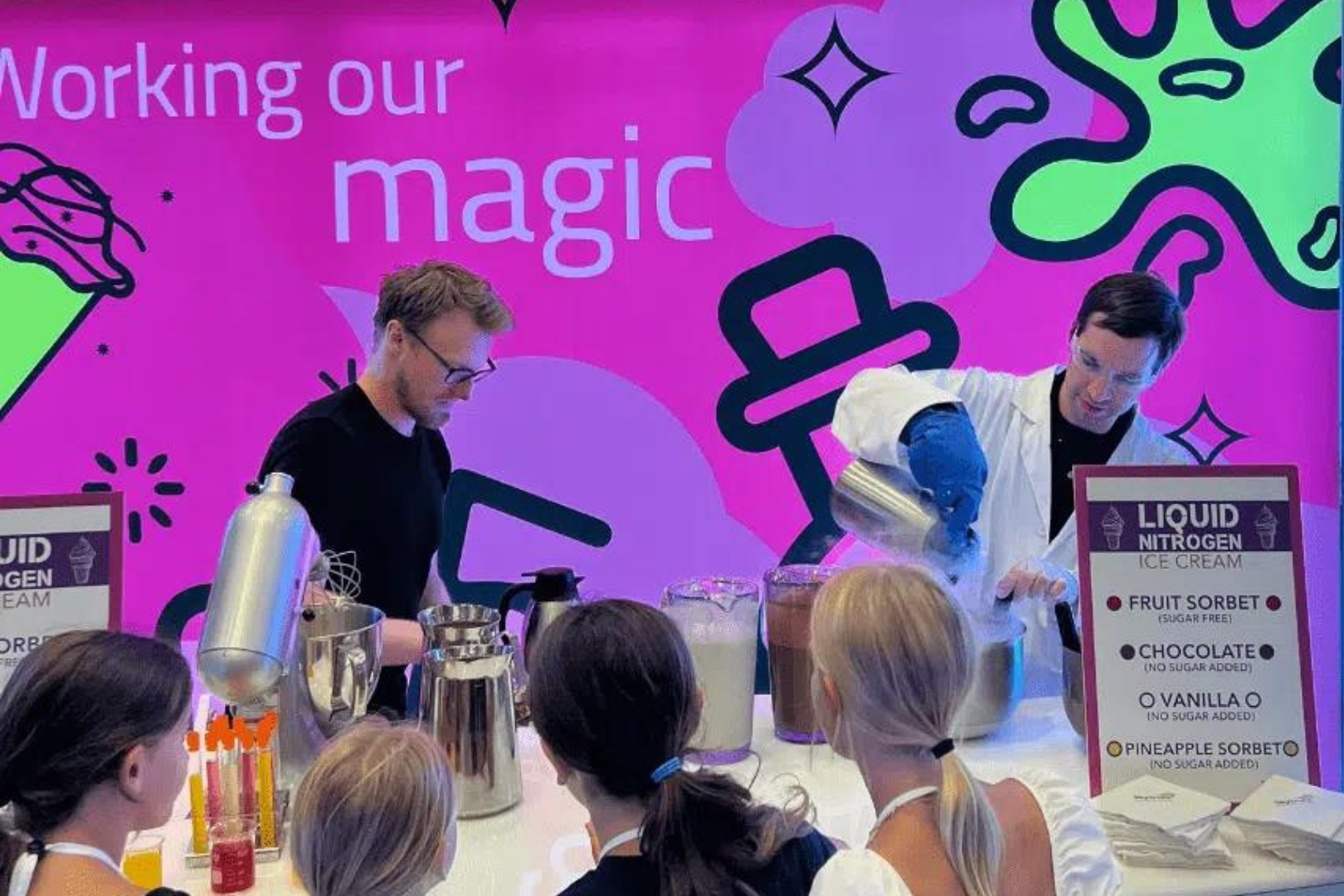 Liquid Nitrogen Ice Cream Events & Entertainment Enterprises