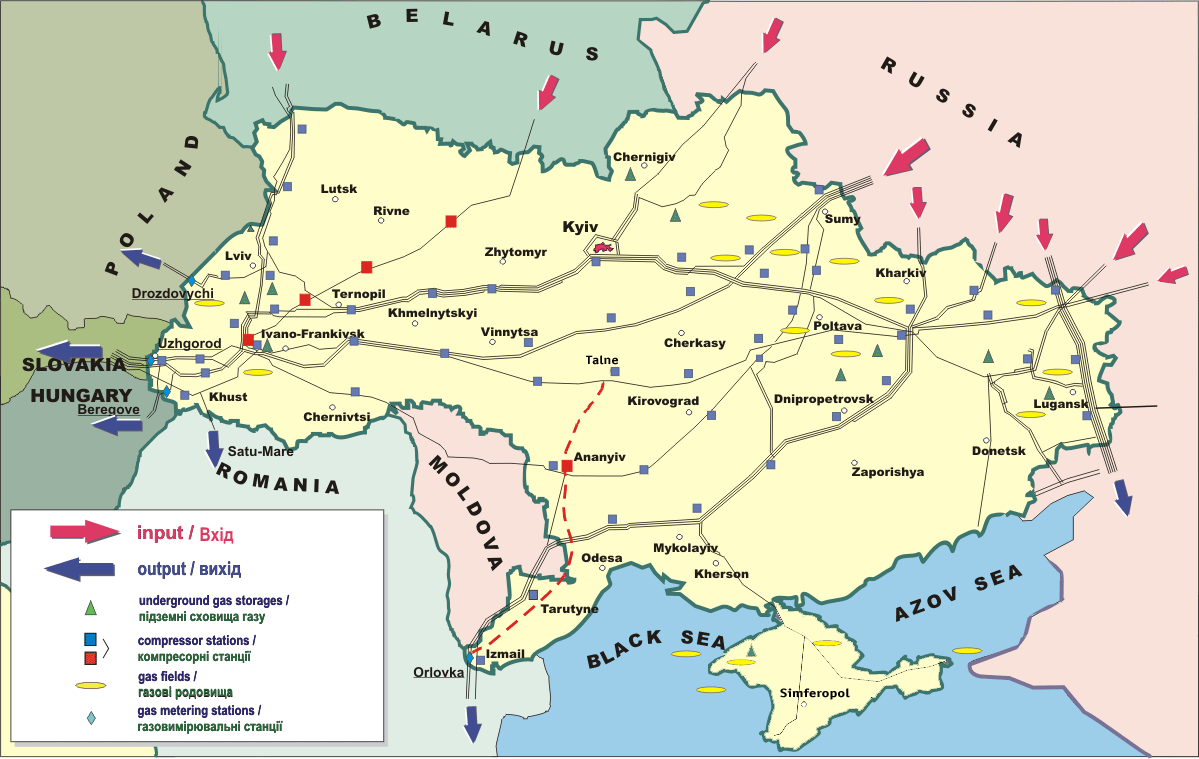 East European Gas Analysis Ukrainian Gas Pipelines