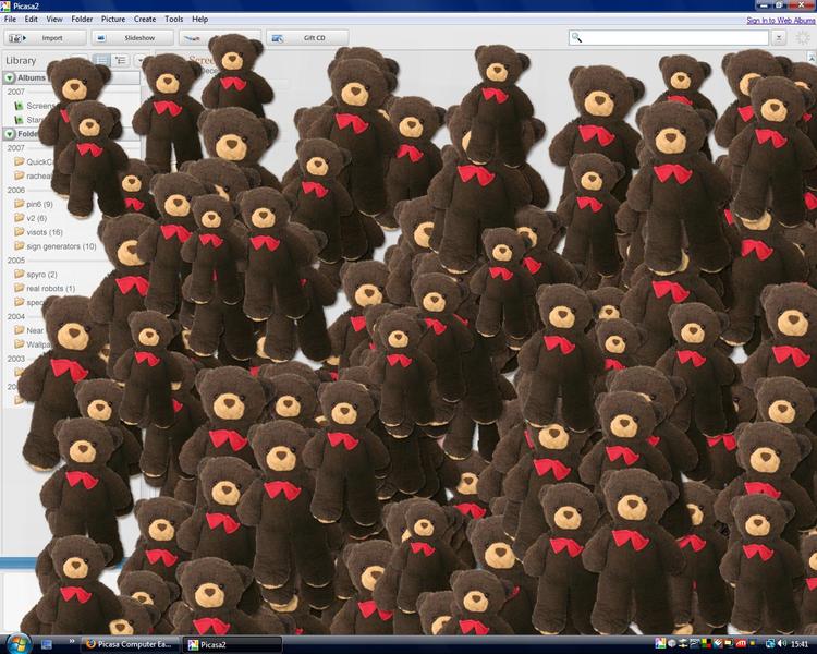 Picasa Easter Egg Teddy Bear in Picasa 2