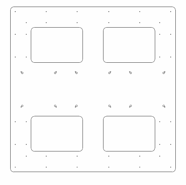 Event Engineering 1.2m F34 PL Large Base Plate Event Engineering Hire