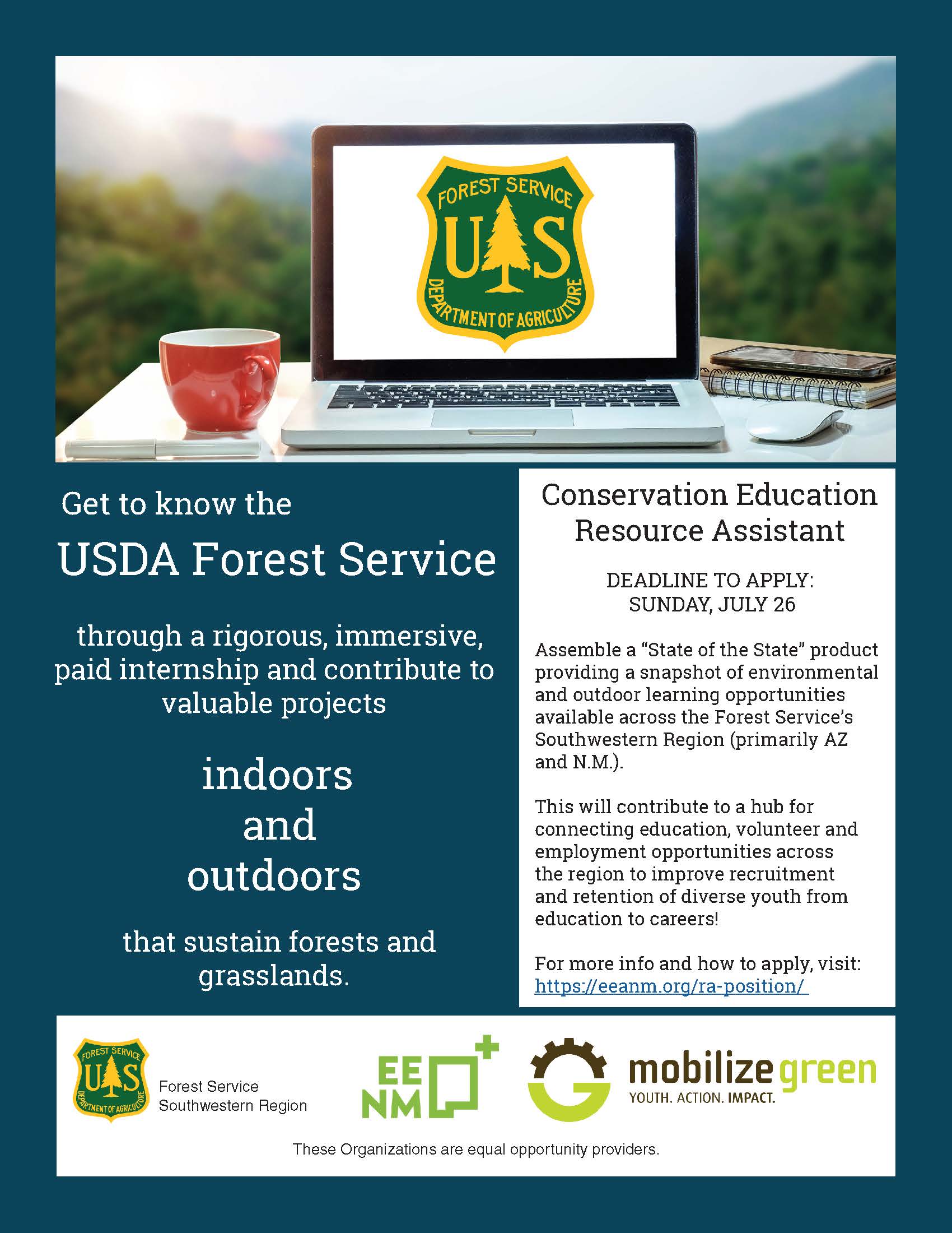 RA Position Environmental Education of New Mexico