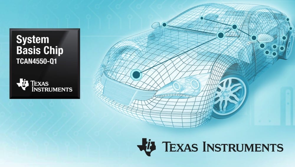 Automotive System Basis Chip Integrates CAN FD Controller and