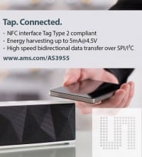 NFC Interface Tag IC Incorporates Energy Harvesting - New Products