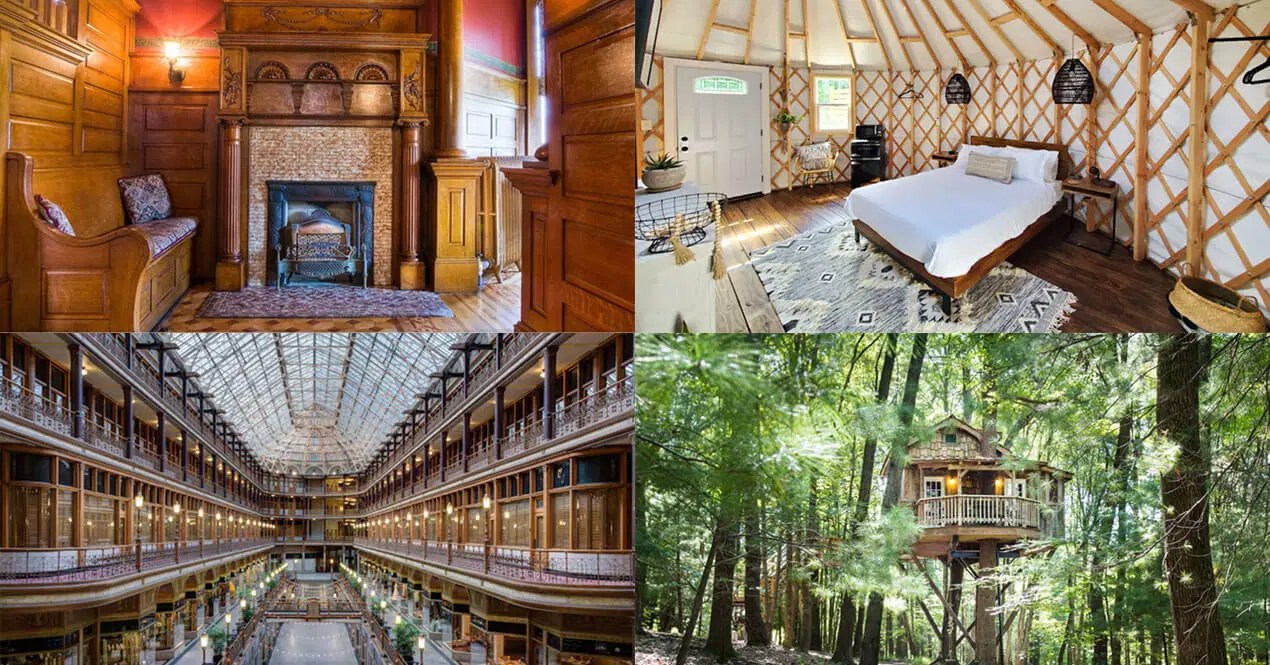 Unique Places to Stay in Ohio 10 Cool + Unusual Hotels + Airbnb's