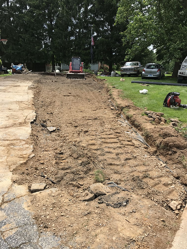Driveway Excavation Westminster, Maryland Evans Environmental