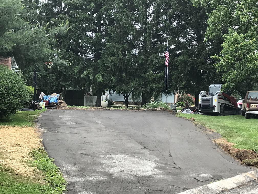 Driveway Excavation Westminster, Maryland Evans Environmental