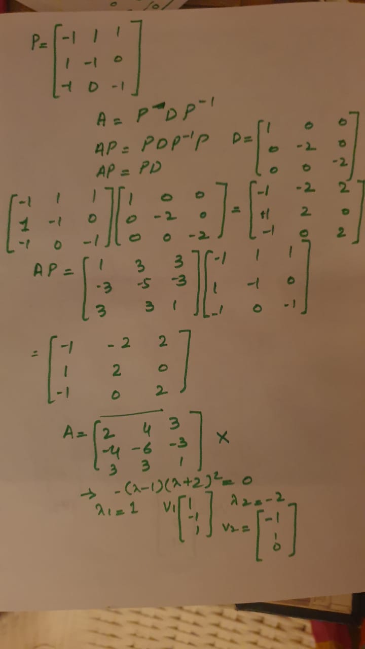 How to diagonalize a matrix? Example of diagonalization EEVibes