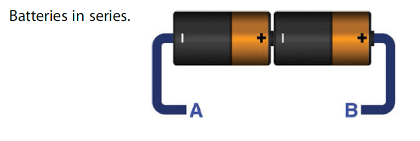 Define Positive And Negative Terminals Of The Battery Elle Circuit