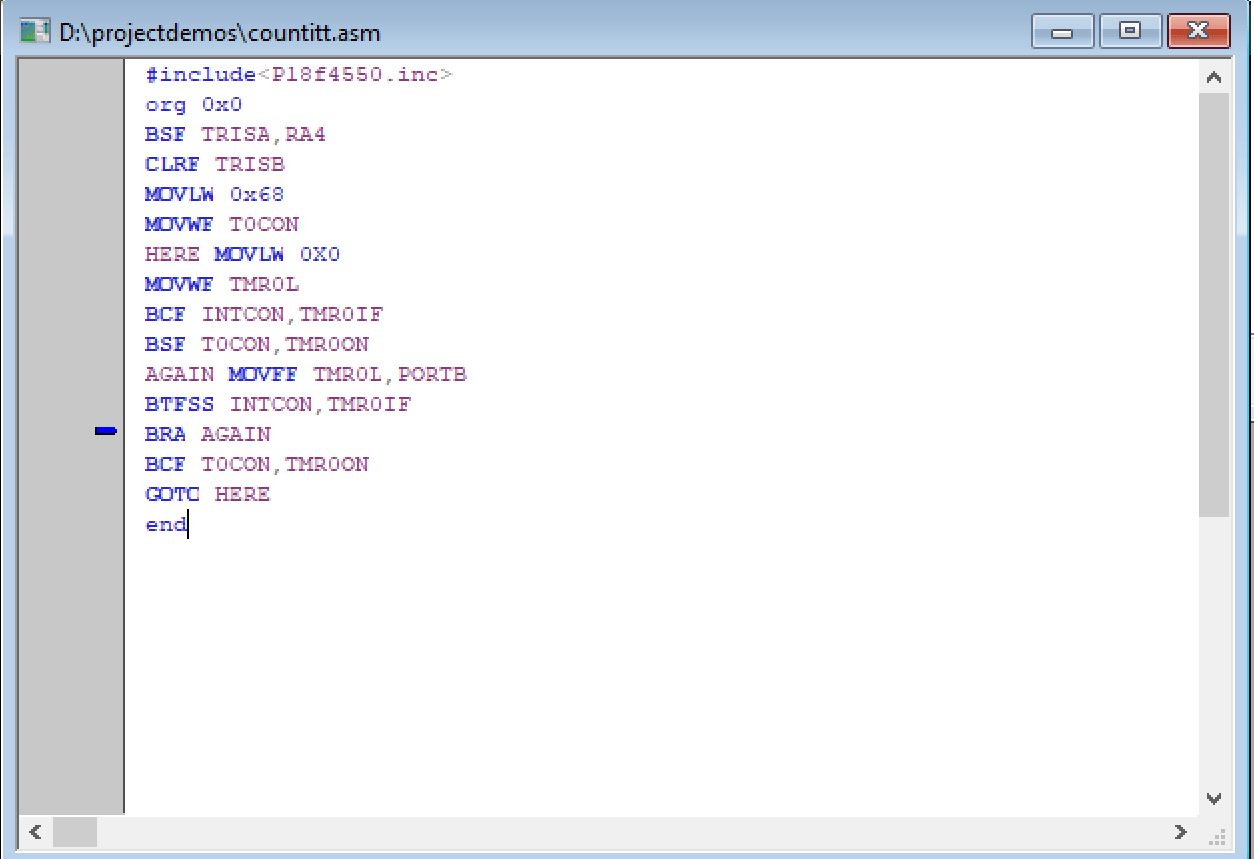 How to program counters in microcontroller? EEVibes