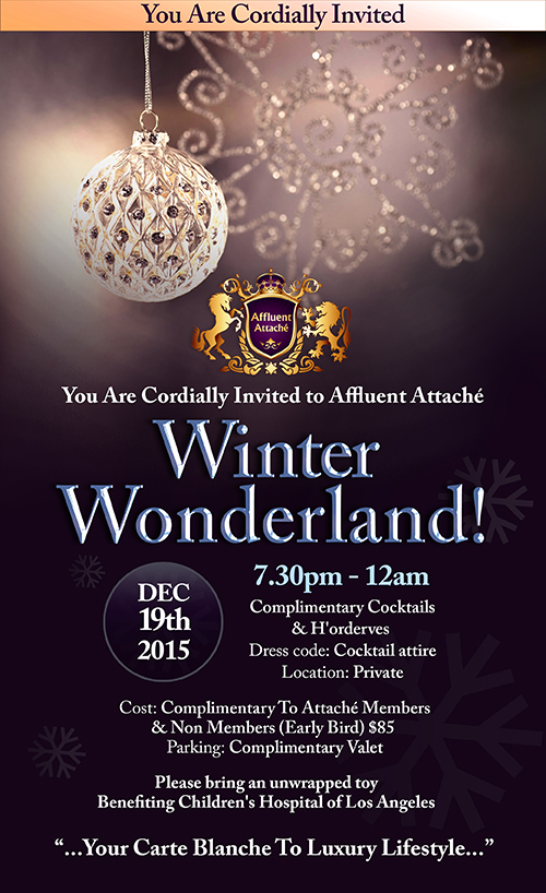 Announcing the Affluent Attaché Winter Wonderland Saturday