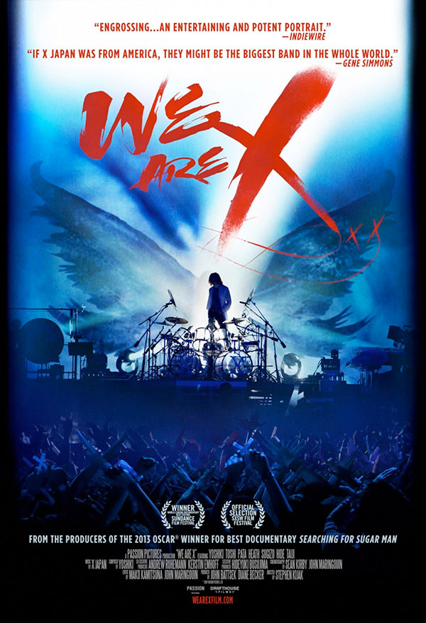X Japan Documentary ‘We Are X’ in US theaters on OCT 21, 2016 The