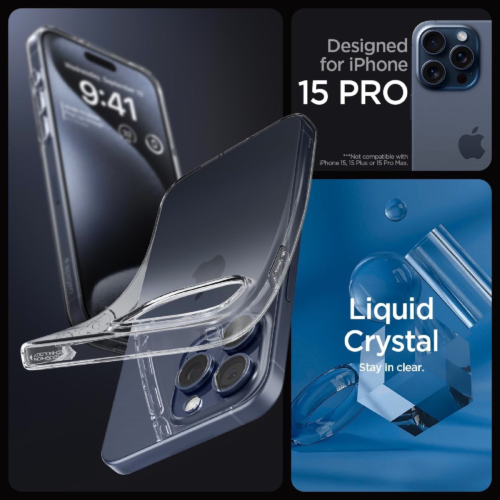 Apple iPhone 15 Pro Liquid Crystal Case price in Pakistan