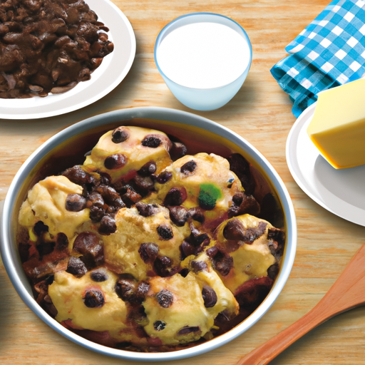 chocolate chip bread pudding Eezy Recipes