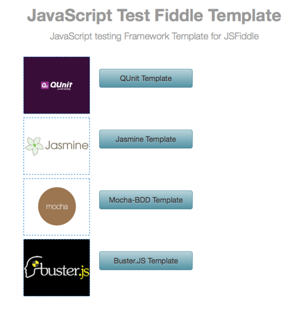 jsFiddleを使ってJavaScriptのテストを簡単に動かせるテンプレートサイトを作りました Web Scratch