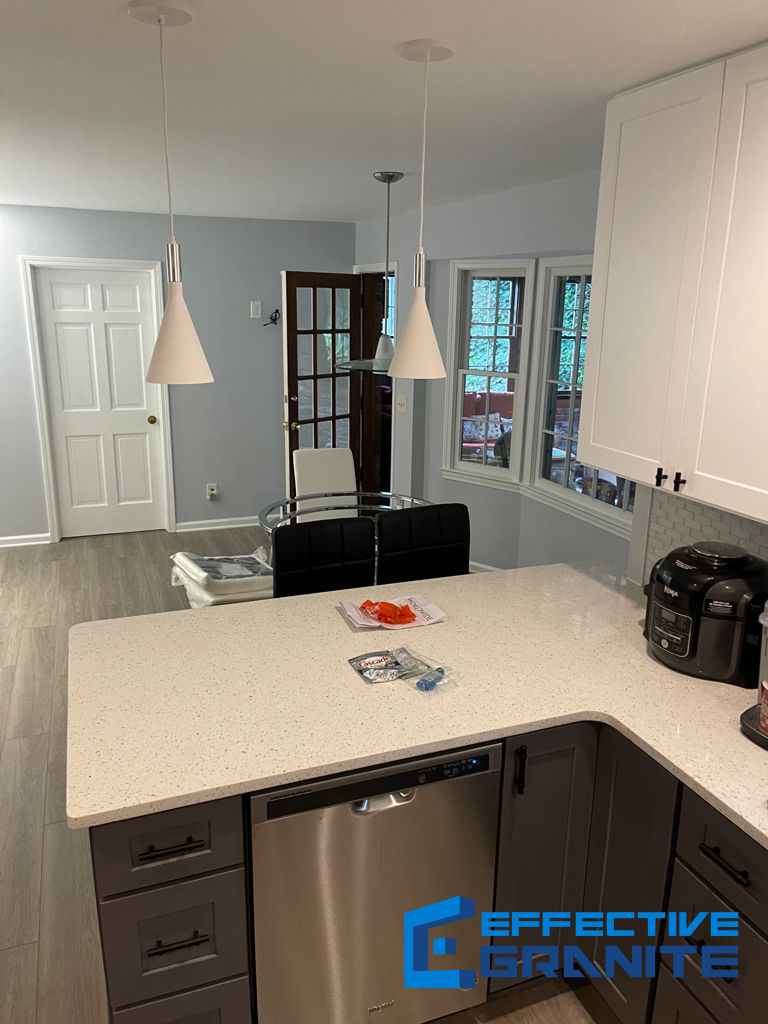 Kitchen Quartz CounterTop Effective Granite