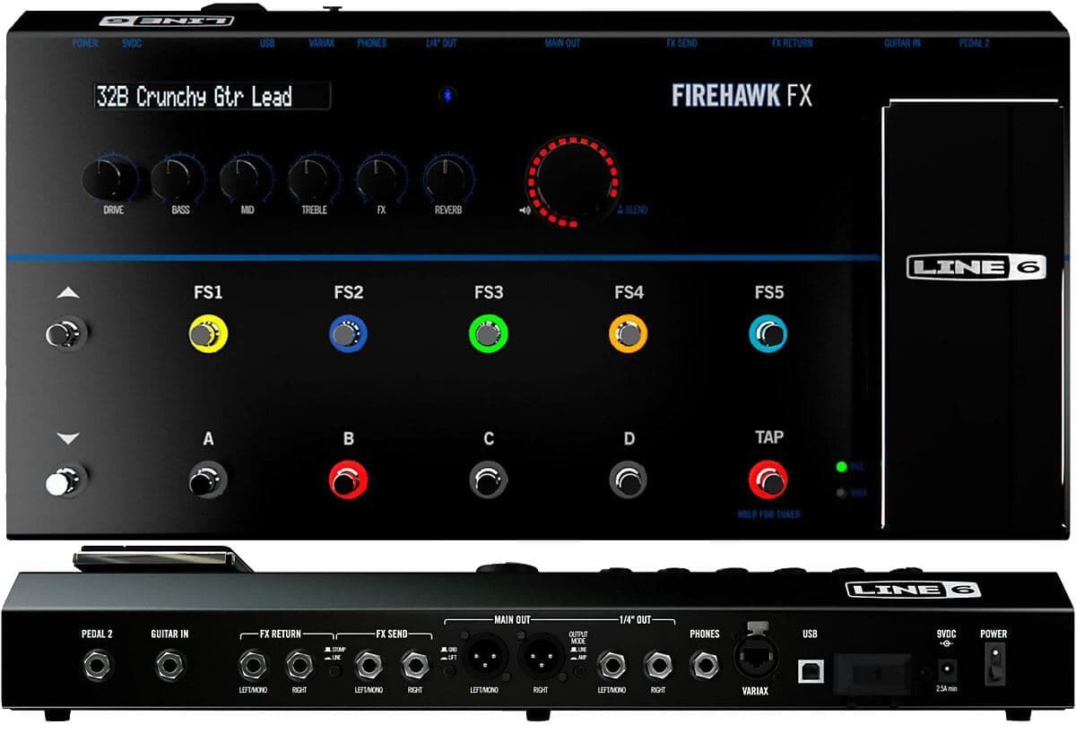 Line 6 Firehawk Fx - 計200種類のアンプモデリング/エフェクトを内蔵したフロア型マルチエフェクター【Supernice!エフェクター】