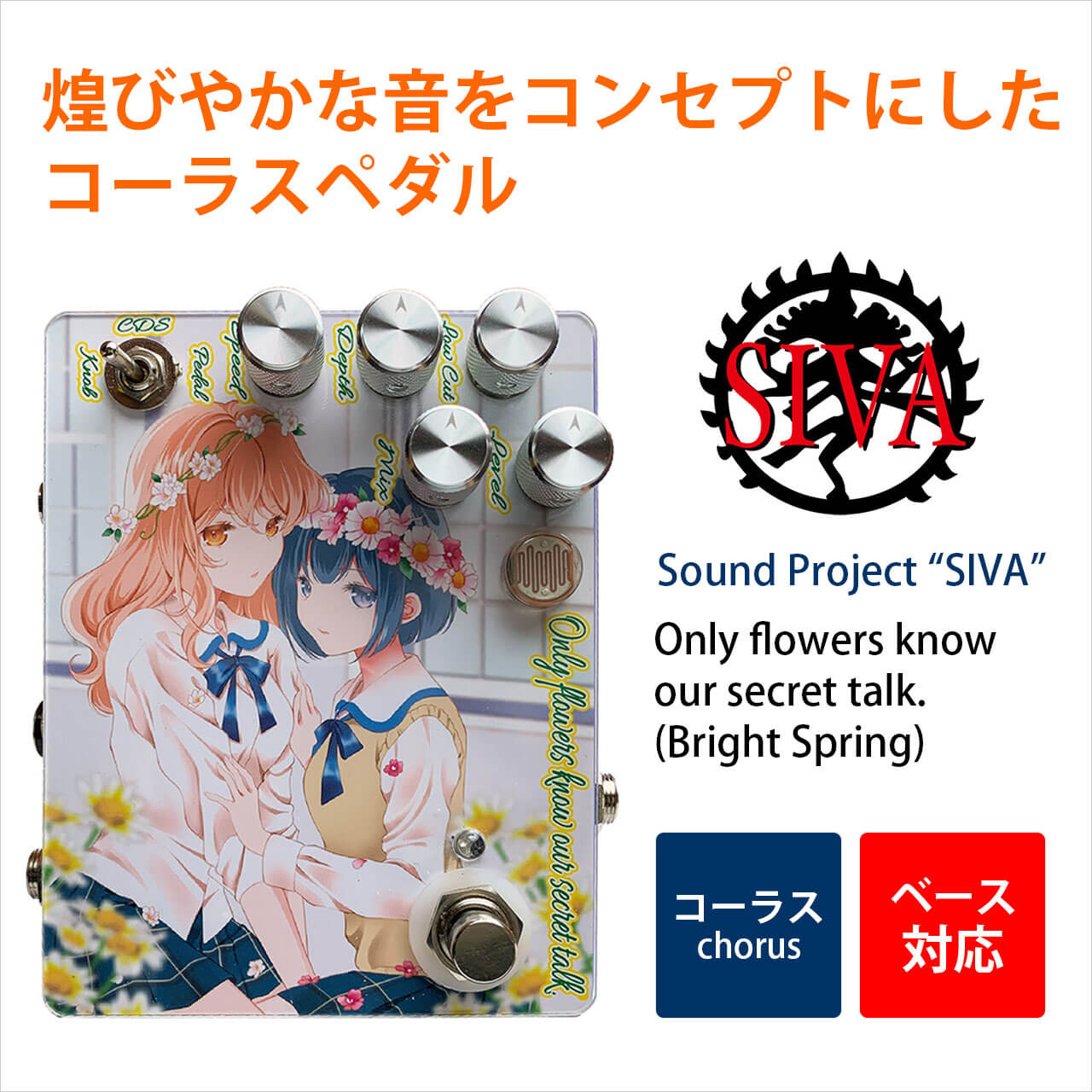 Sound Project “SIVA” サウンドプロジェクトシヴァ / Only flowers know our secret talk