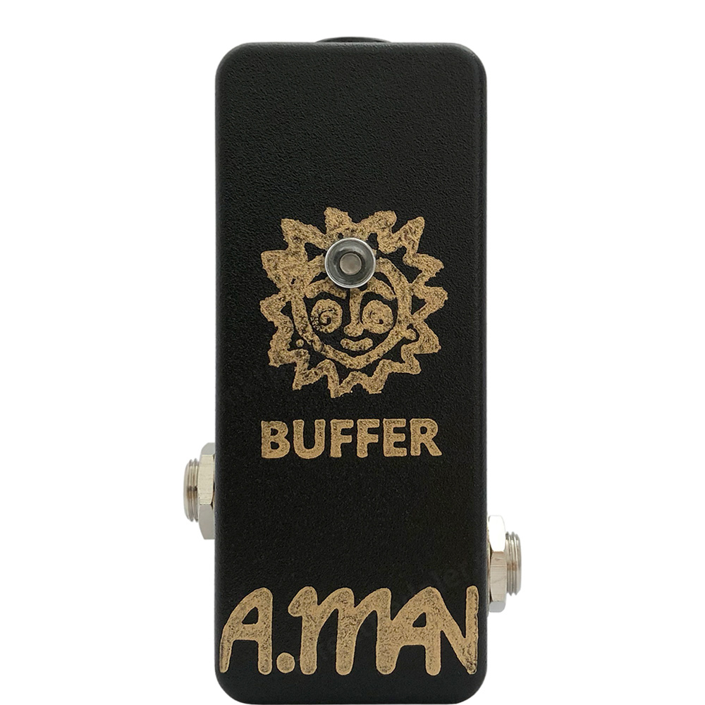 Analog Man Buffer (black, red LED, DC power jack) effektpedaler.dk