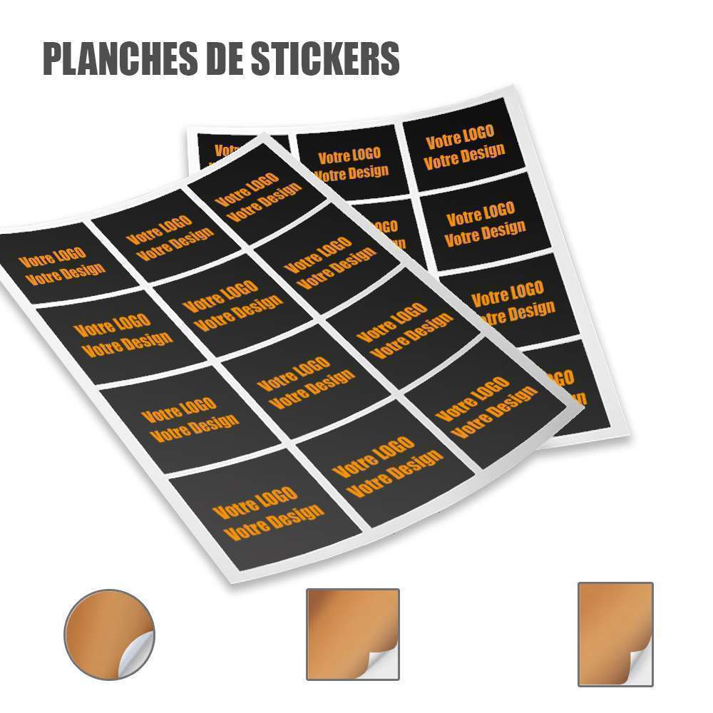 Planches de stickers Effet Print
