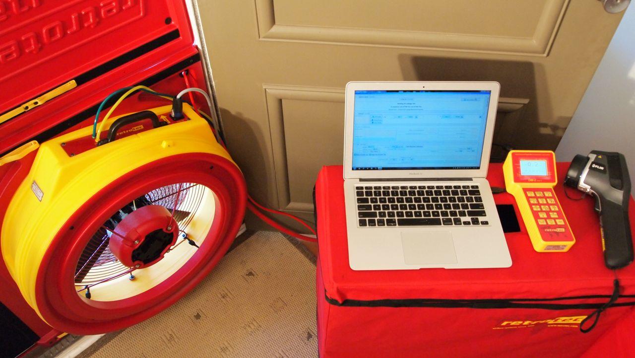 Residential Blower Door Testing