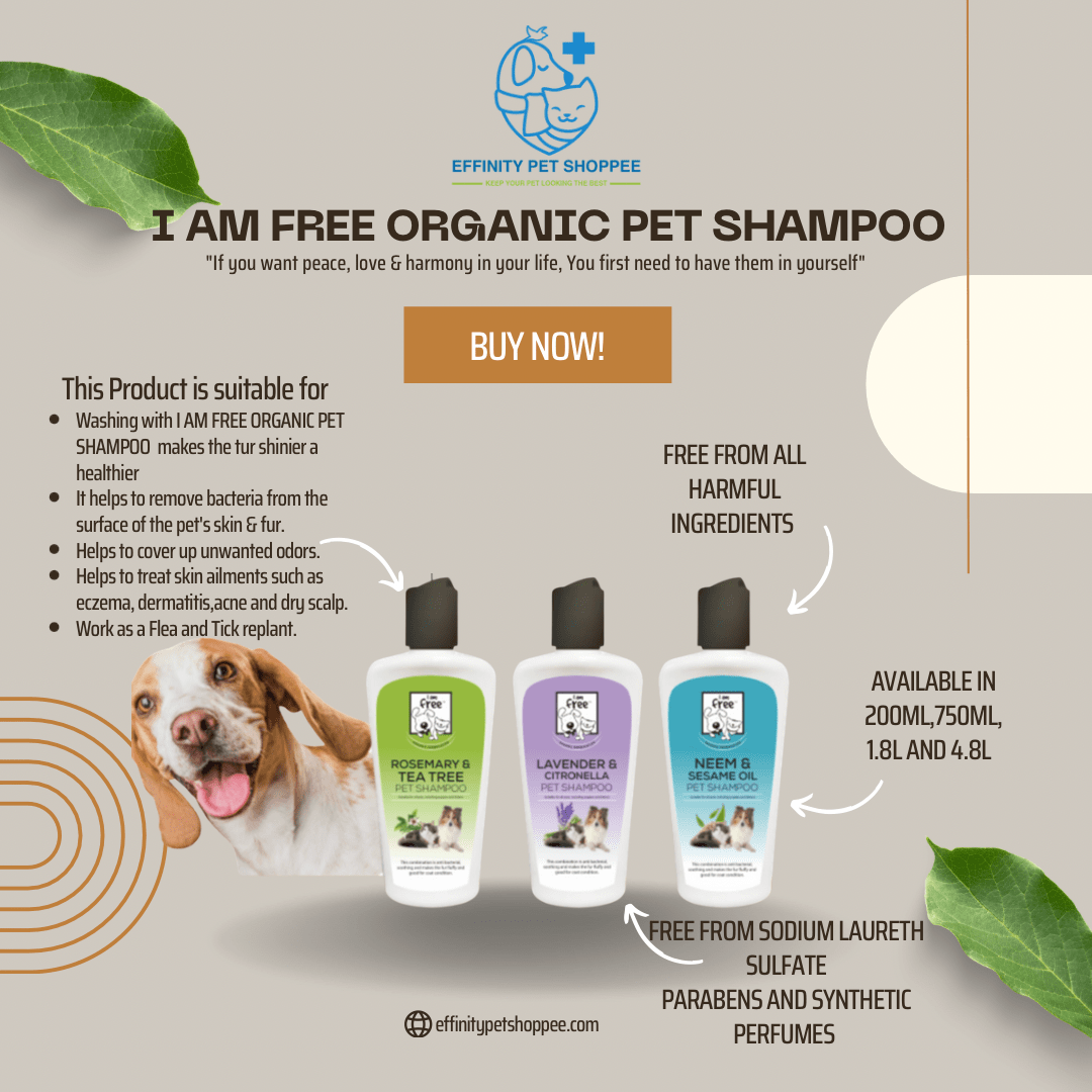 I AM FREE ORGANIC PET SHAMPOO LAVENDER & CITRONELLA 750ML on Effinity