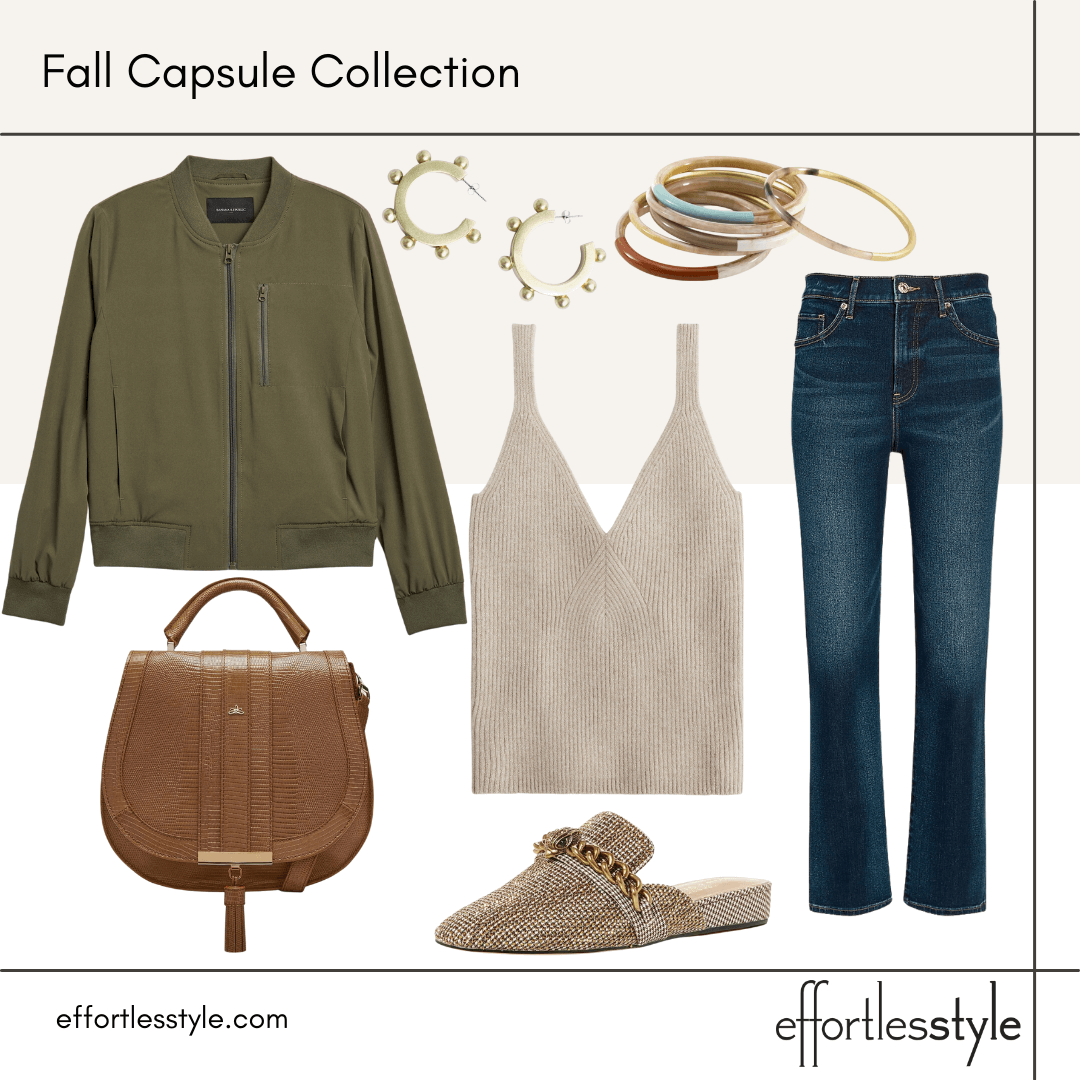 Bomber Jacket & Sweater Tank Effortless Style Nashville