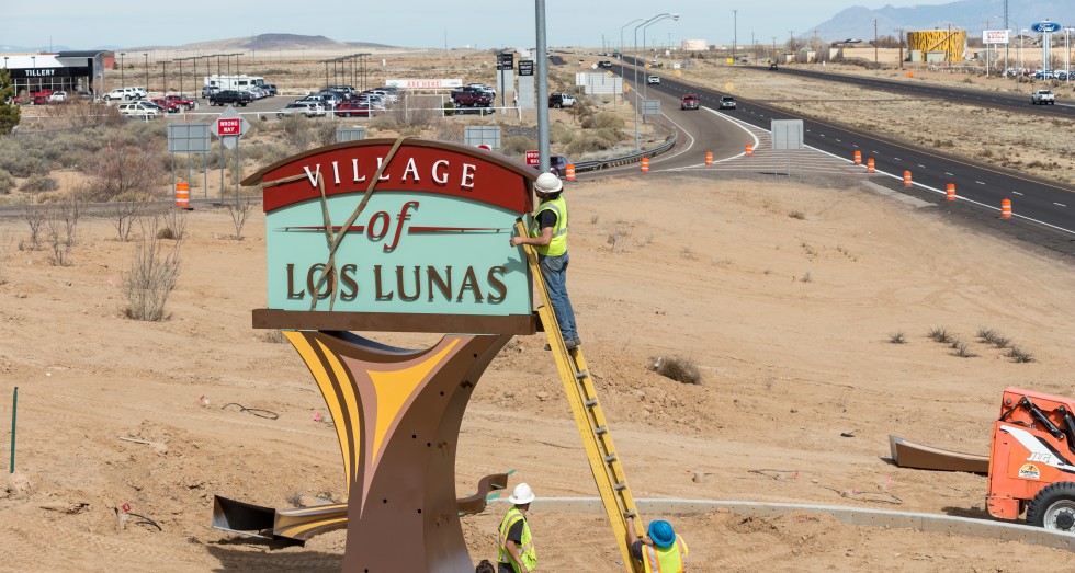Los Lunas Installation Complete EFG Creative, Inc. Advertising Agency
