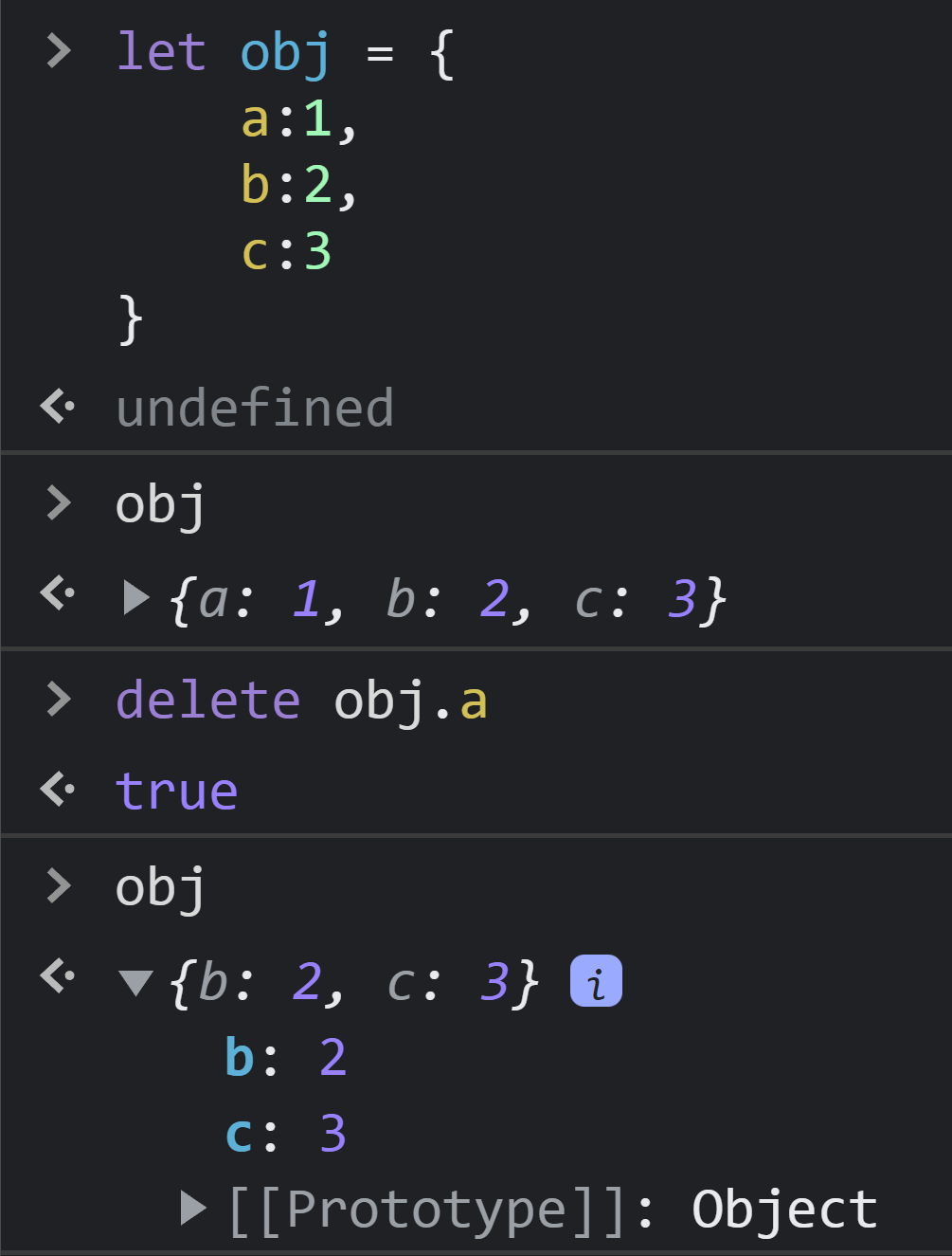 JavaScript Как удалить свойство объекта?
