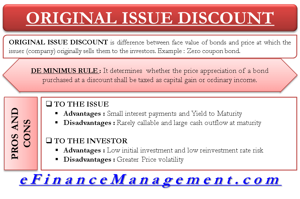 Original Issue Discount Bonds Meaning, Accounting, Benefits and Drawba