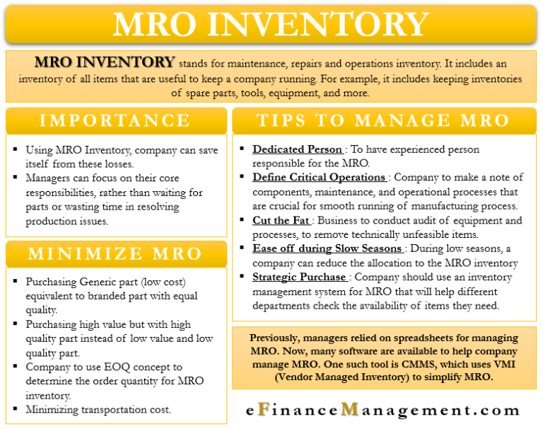 MRO Inventory Meaning, Importance, How to Manage