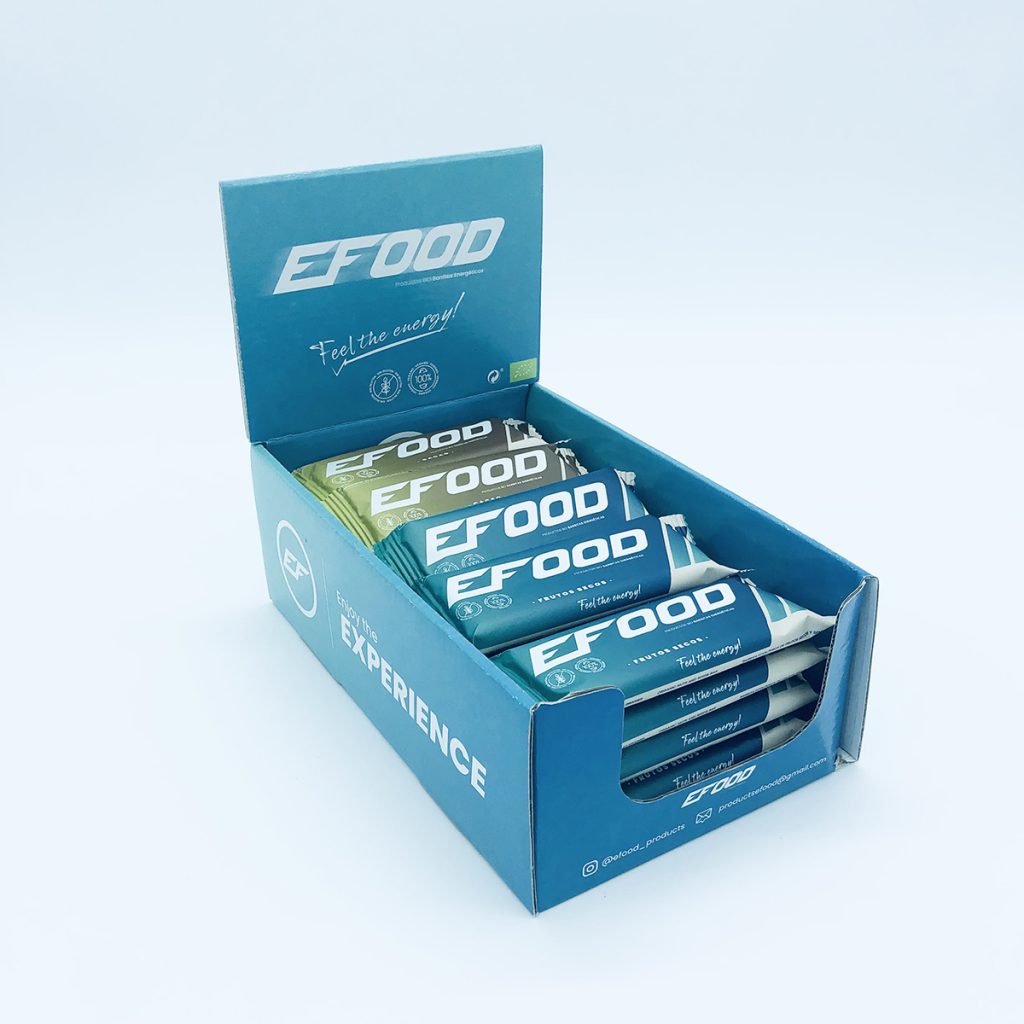 Barritas ecológicas de frutos secos (pack 25 unidades) Efisic