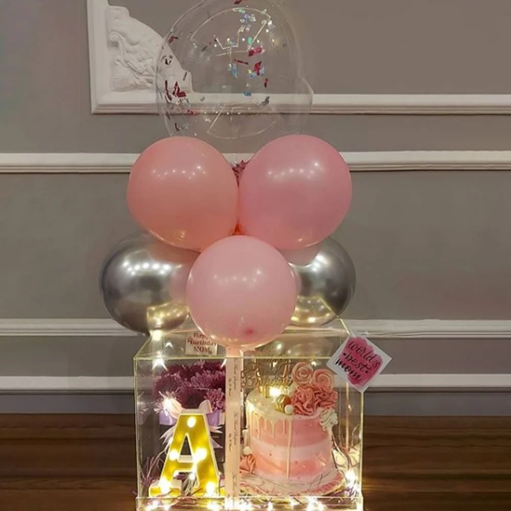 Crystal Clear Gift Box Elegant Transparent Packaging