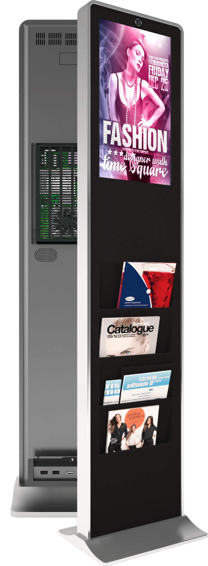 21.5″ Mini Kiosk with Catalogue Holder Leading SelfOrder Kiosks and