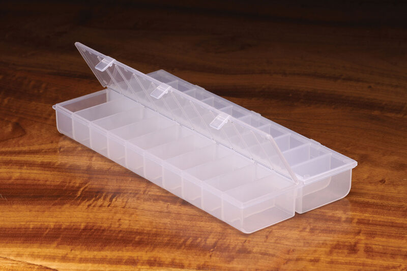 Hareline 20 Compartment Hook or Bead Ribbed Box OnLine Fly Tying
