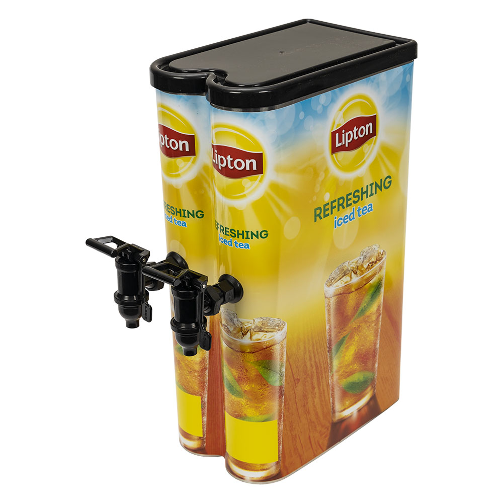 2 VALVE TEA URN SCALLOPED LIPTON Ernest F Mariani Co.