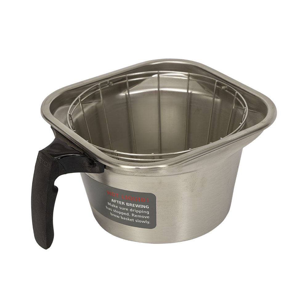 Coffee Brew Basket 16"x6" Stainless Steel Ernest F Mariani Co.